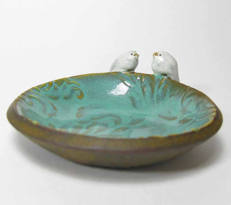 Bird Accessory Bowl in Turquoise
